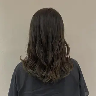 セミロング 髪質改善/shuki 韓国/代表取締役のヘアスタイル