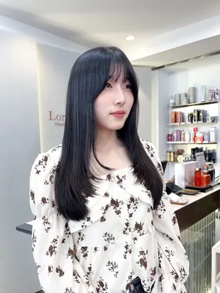 ロング 韓国ヘア/ ミラノのヘアスタイル