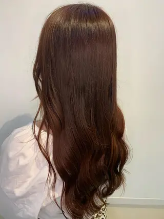 ロング カラー 透けるbrown カラー🎗♡yukaのヘアスタイル