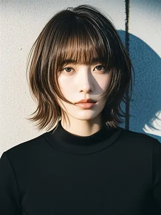 ショート ウルフカット 811 大阪梅田 ウルフのヘアスタイル