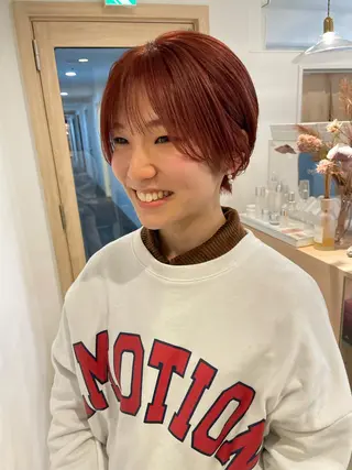 ショート 大迫 江梨のヘアスタイル