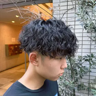 パーマ メンズ 横浜/カット/ パーマ/shuのヘアスタイル
