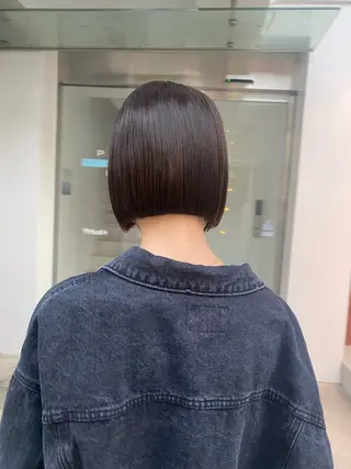 ショート カラー 艶カラー 🤍🫧/makoのヘアスタイル