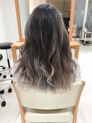 ロング カラー Days 透明感カラーのヘアスタイル