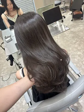 ロング コトネ🫧 韓国風レイヤーカットのヘアスタイル