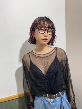 ミディアム カラー ヘアアレンジ 【代表】 たき〜のヘアスタイル