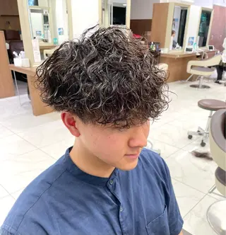 パーマ メンズ 【メンズ特化】 池田大成✂︎のヘアスタイル