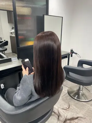 ロング カラー 🤍透明感推しカラー 🤍yui‪💞✨のヘアスタイル