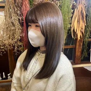 セミロング HAIR　& MAKE orange所属・mary'sメリー /ニュアンスカラーのヘアスタイル