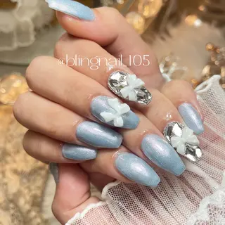 ネイル 23時まで❤︎韓国、 ワンホンネイルのネイルデザイン