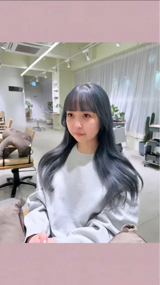 ヘアアレンジ ulu名古屋栄所属・落合しほ/韓国ヘア/ 髪質改善/縮毛矯正のヘアスタイル