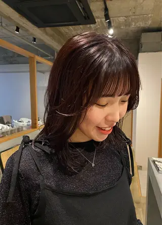 ミディアム カラー ai ㅤのヘアスタイル