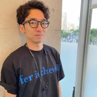 パーマ メンズ YinYang所属・川﨑 章弘のヘアスタイル