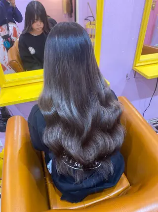 ミディアム チビ編み込みエクステ どぅ〜す/YUIのヘアスタイル