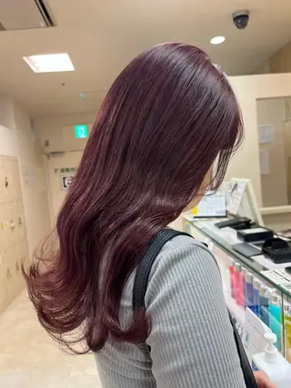 ロング カラー 暖色専門美容師🎀 お客様満足度◎のヘアスタイル