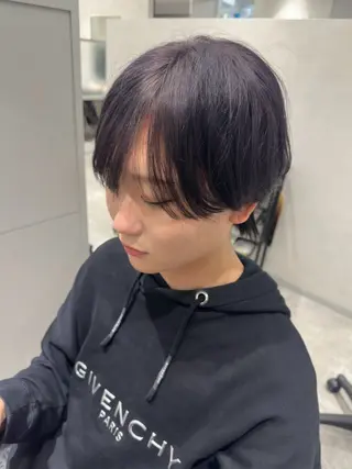 ショート カラー メンズ 加藤拓海 /モデル募集中のヘアスタイル