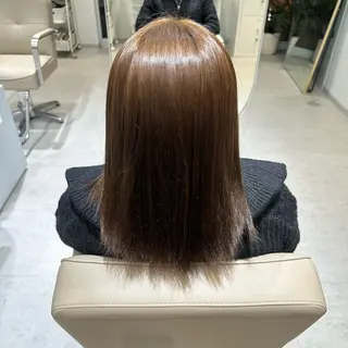 セミロング カラー なりた るいのヘアスタイル
