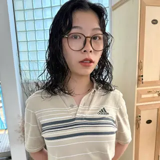 ミディアム パーマ －LOMARLIE－ YUKIのヘアスタイル