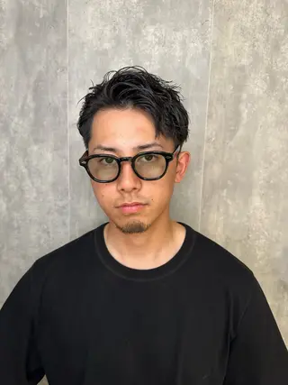 ショート パーマ メンズ 【メンズ職人】 ✂️佐藤友のヘアスタイル