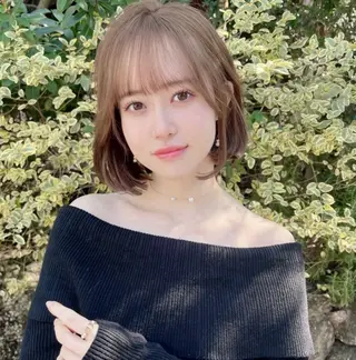 ミディアム カラー 🫧うる艶トレンド 🫧透明感カラーのヘアスタイル