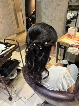 ヘアアレンジ 髪質改善韓国レイヤー /艶カラー/miyuのヘアスタイル