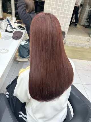 カラー 透明感ベージュ🤎 ナチュラルレイヤーのヘアスタイル