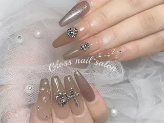 ネイル Gloss nail ジェル&長さだし専門のネイルデザイン