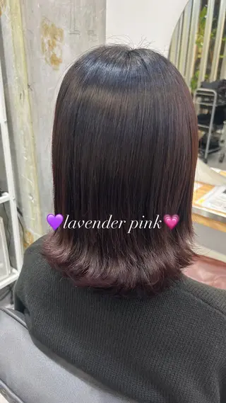 ミディアム カラー kanon♡ 暖色カラー‎🤍のヘアスタイル