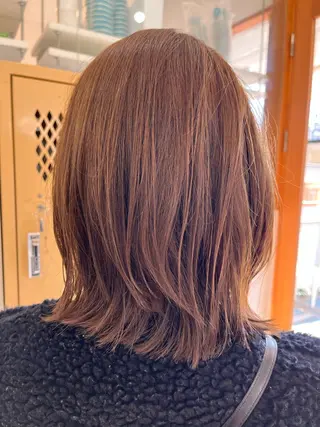 ミディアム カラー 森田 菜留美のヘアスタイル