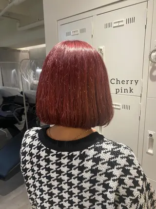 ミディアム カラー ヘアアレンジ ボブ /ニュアンス/ satomi🧸💖のヘアスタイル