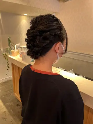 ヘアアレンジ 銀座🤍ボブ/ ミディアム/佐野夢美のヘアスタイル