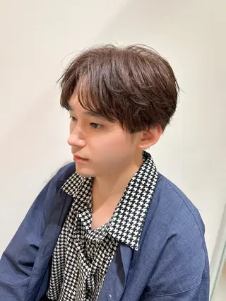 ショート パーマ メンズ [渋谷美容師] 玲弥のヘアスタイル