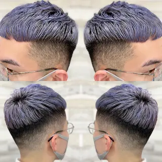 ショート カラー メンズ "PEPPU "所属・🌈推し色派手髪 ハイトーンShinのヘアスタイル