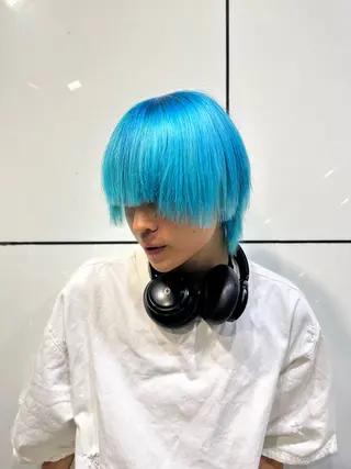 ショート カラー Rei/ 縮毛矯正/ ハイライトカラー募集のヘアスタイル