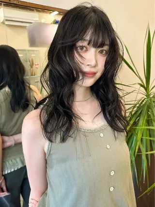 セミロング 🐏nao暖色カラー 《上前津/大須》🐏のヘアスタイル