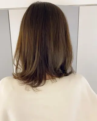 ミディアム カラー LOVESTOIKE 堂本のヘアスタイル
