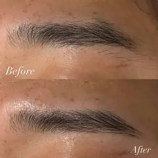 メンズ アイブロウ ななみ.⋆𝜗𝜚 艶カラー/まつパのヘアスタイル