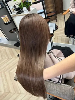 ロング カラー be flot所属・髪質改善/大阪守口市 🐣Ria‪🐣のヘアスタイル