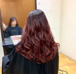 ロング カラー 韓国レイヤーカット★ 小林大樹のヘアスタイル