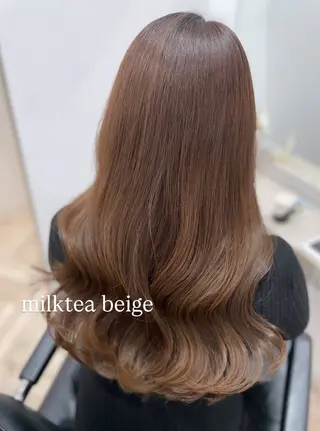 ロング 顔まわり🎀ピンク 💖ゆうなのヘアスタイル