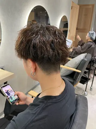 パーマ メンズ Tink　天神店所属・今村賢治/メンズ/ レイヤー✨艶カラーのヘアスタイル