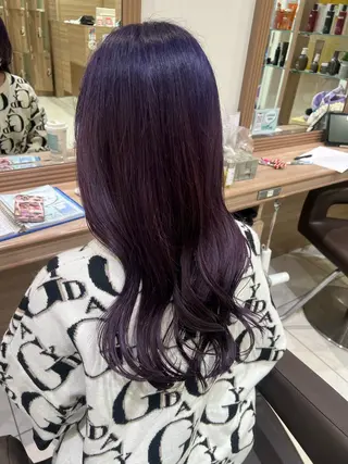 ロング カラー 中森 玲菜のヘアスタイル