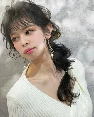 ロング ヘアアレンジ 骨格整形カット/ ショート✂️堀夢哉のヘアスタイル