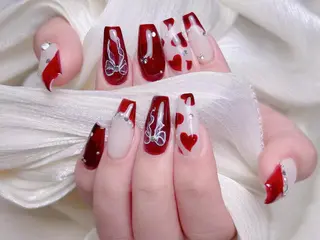 ネイル 🎀も ものネイルデザイン