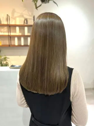 ロング 髪質改善/艶カラー 縮毛矯正/山本由梨のヘアスタイル