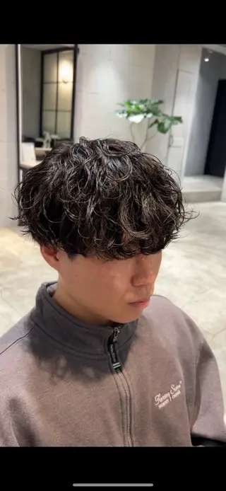 パーマ メンズ メンズカット松戸/韓 国/メンズパーマ航太のヘアスタイル