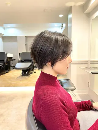 ショート 木下英治/ウルフ /レイヤー/銀座のヘアスタイル
