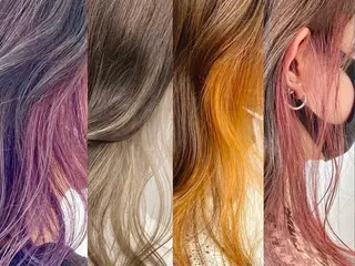 セミロング カラー ヘアアレンジ ネイル 一人一人の輝きを 心を込めてのヘアスタイル