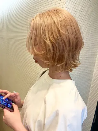 ショート レイヤー/暖色/ 髪質改善/永礼芳果のヘアスタイル