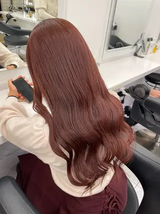 ロング カラー ヘアアレンジ 💗横浜美容室 💗HARUNAのヘアスタイル